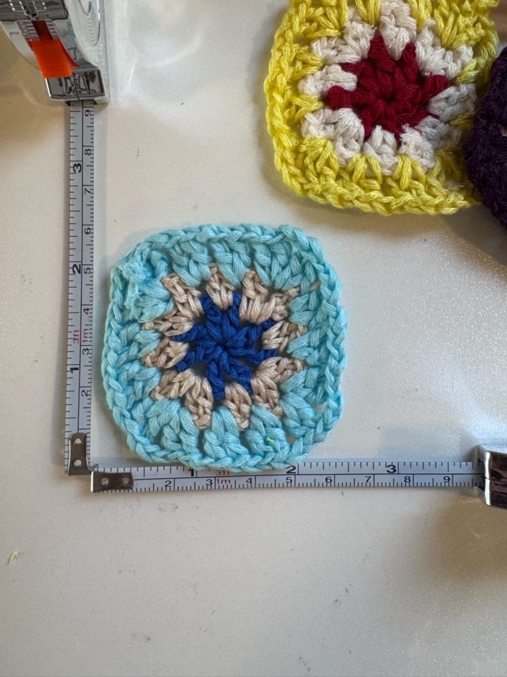Colorful Crochet Granny Squares - Multicolor Set - Picture 2 of 3
